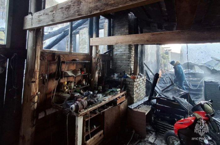 В пожаре в Аше погиб 52-летний мужчина 