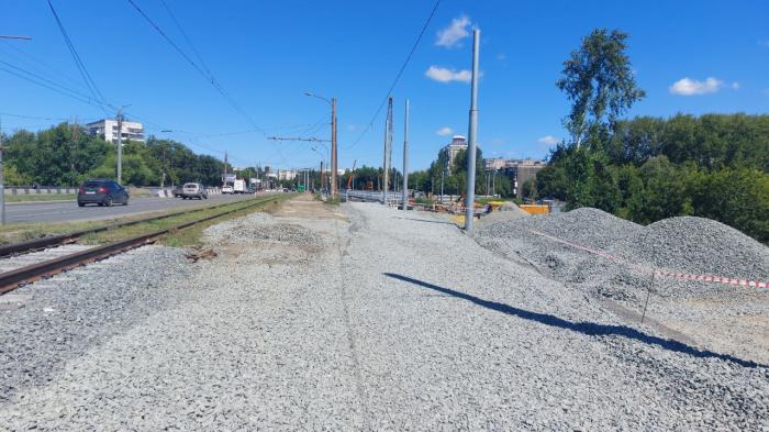 В Челябинске приостановили движение трамваев в Металлургический район 